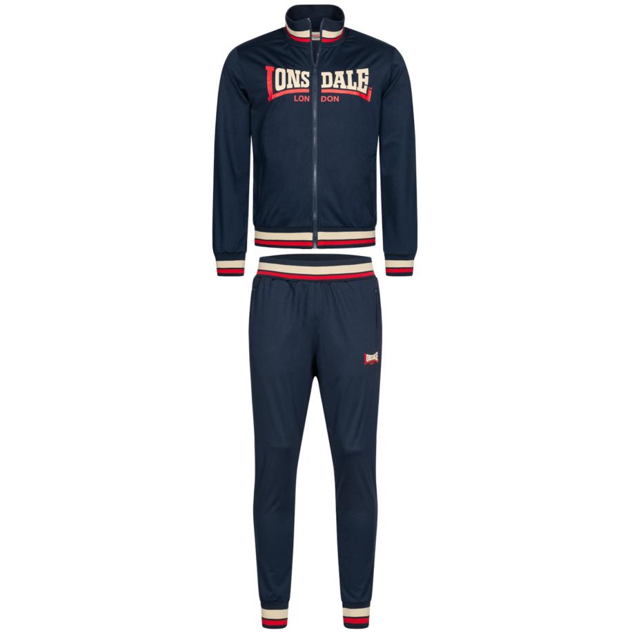 Lonsdale LONSDALE Joggingpak POOLEWE navy / rood / wit -