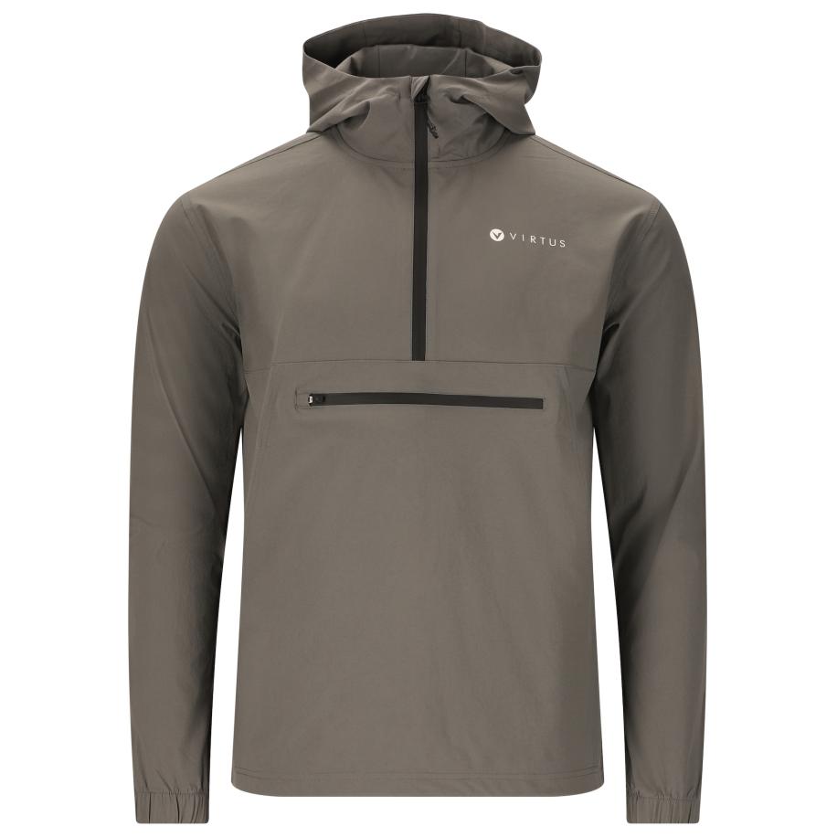 Virtus Virtus Sportjas Jayson donkergrijs -