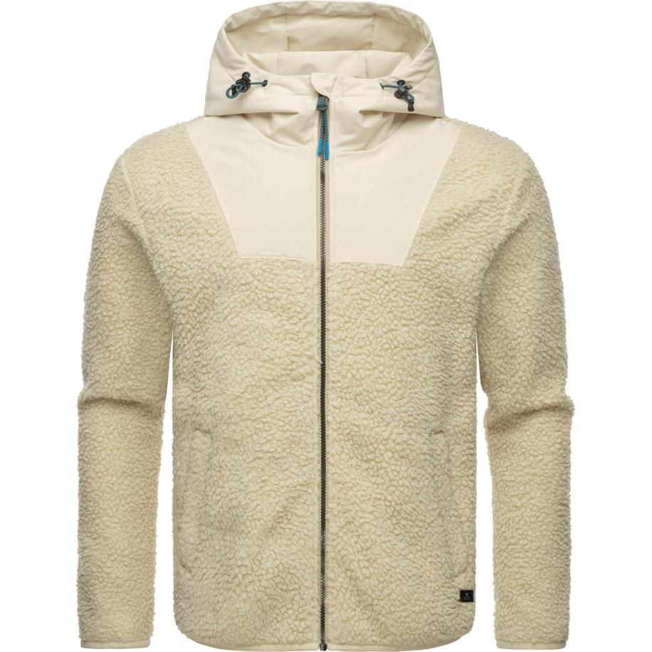 Ragwear Ragwear Funktionele fleece-jas Adar crème / lichtbeige -