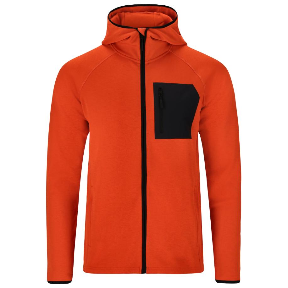ENDURANCE ENDURANCE Funktionele fleece-jas Deerto donkeroranje / zwart -