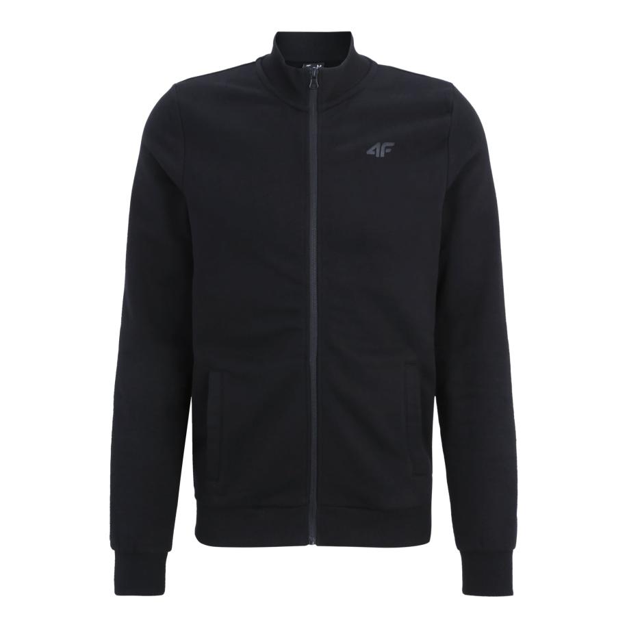 4F 4F Sportsweatvest donkergrijs / zwart -
