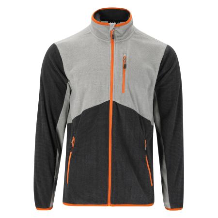 Whistler Whistler Funktionele fleece-jas Greyson grijs / antraciet / oranje