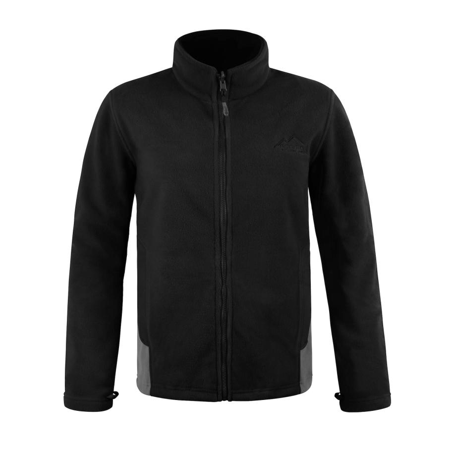 normani normani Funktionele fleece-jas Ivalo grijs / zwart -