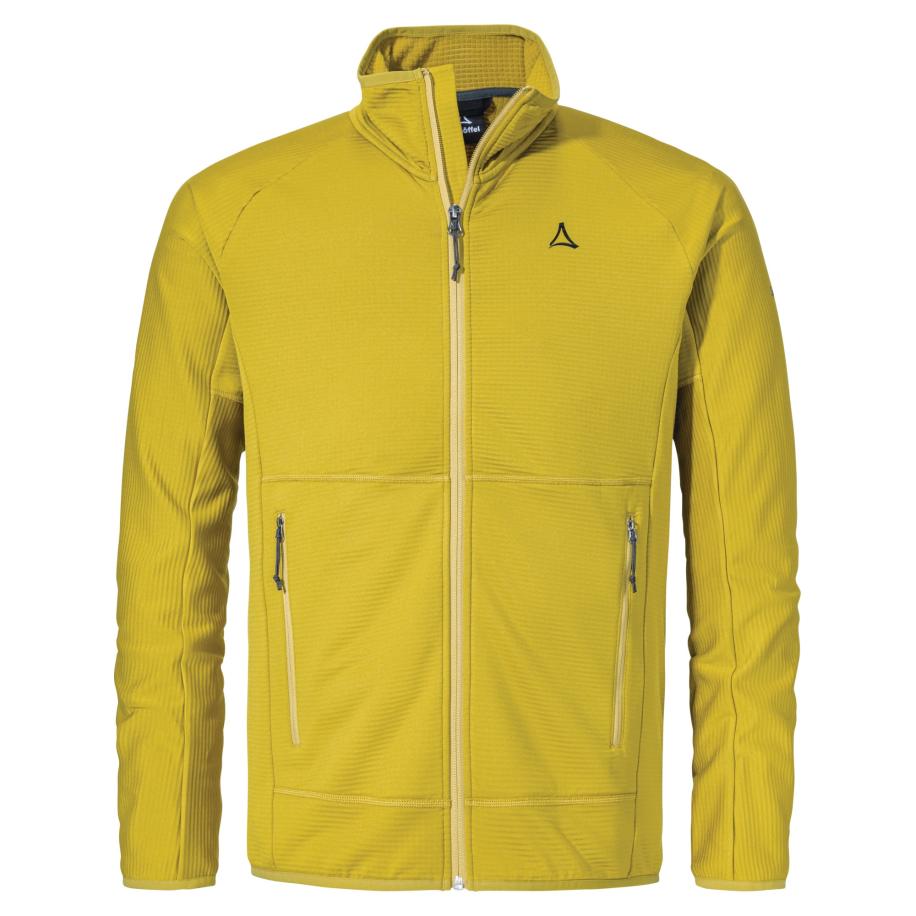 Schöffel Schöffel Funktionele fleece-jas Cascata geel -