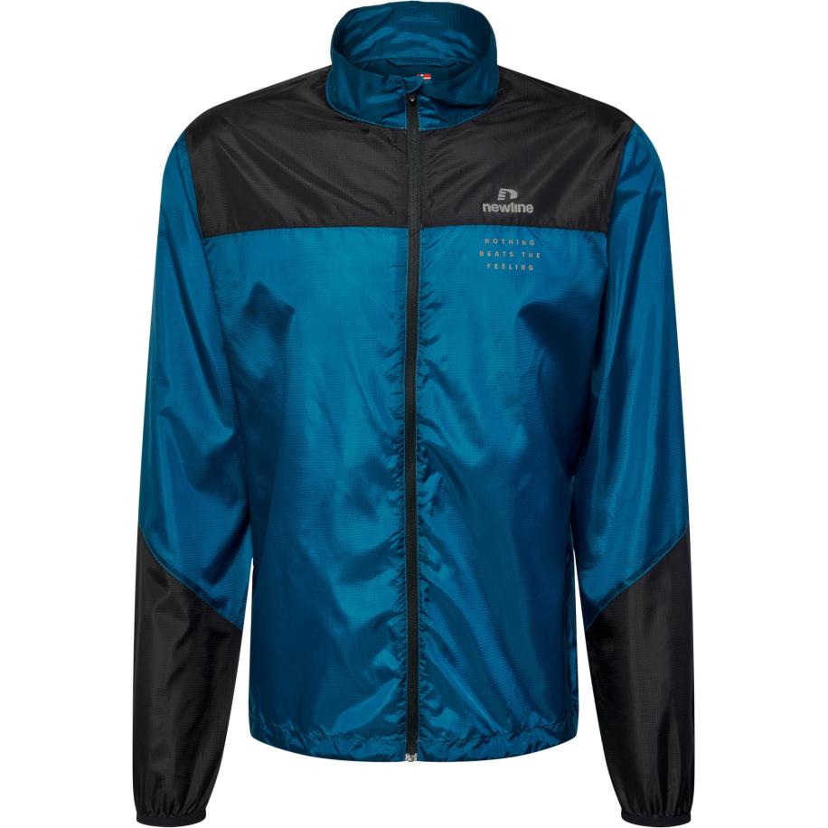 Newline Newline Trainingsjack Denton indigo / grijs / zwart -