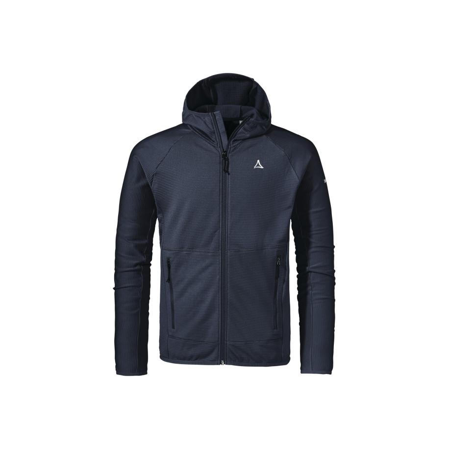 Schöffel Schöffel Funktionele fleece-jas Cascata ultramarine blauw / wit -