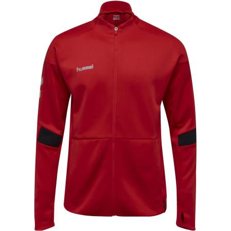 Hummel Hummel Trainingsjack grijs / rood / zwart
