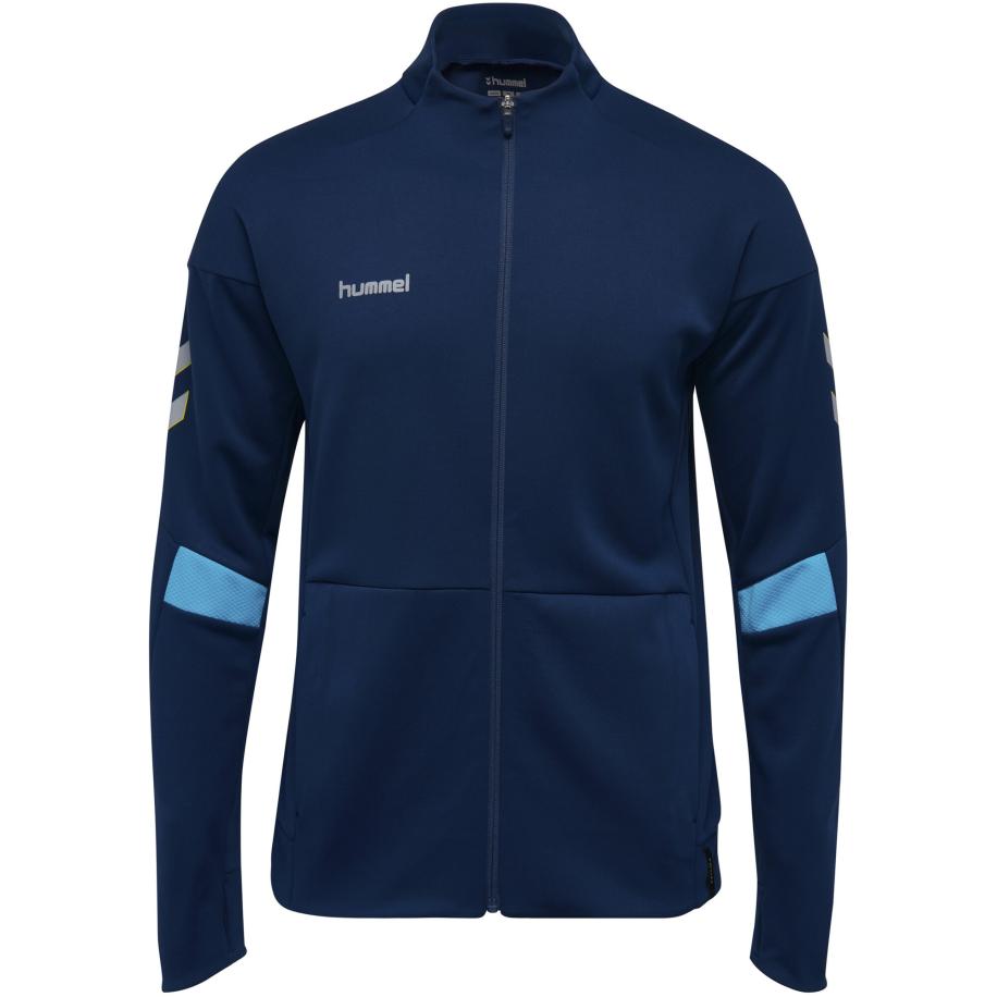 Hummel Hummel Sportjas blauw / nachtblauw / grijs -