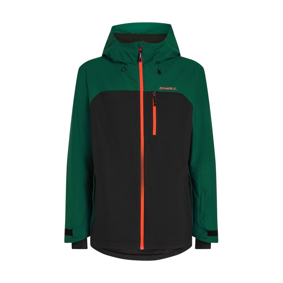 O'Neill ONEILL Sportjas groen / oranje / zwart -