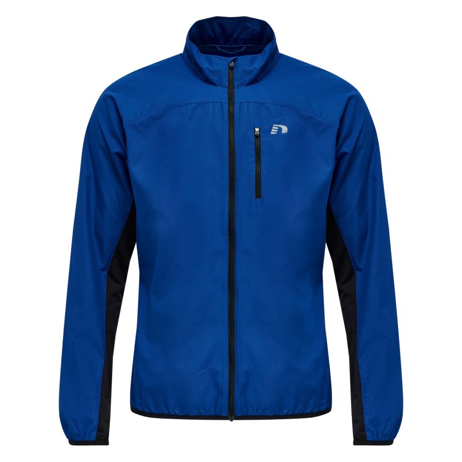 Newline Newline Sportjas saffier / zilvergrijs / zwart -