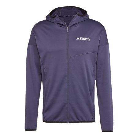 Adidas ADIDAS TERREX Funktionele fleece-jas Xperior violetblauw