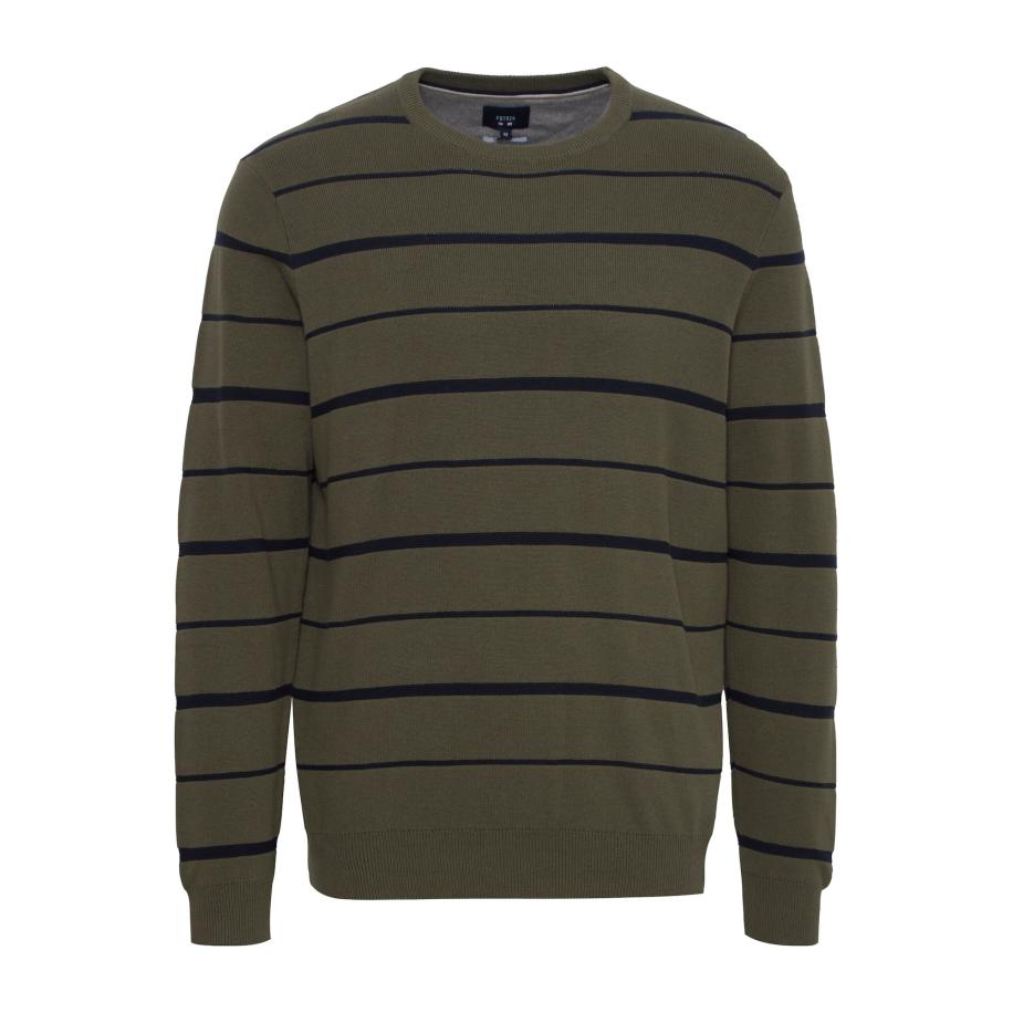 FQ1924 FQ1924 Trui KYLE kaki / zwart -