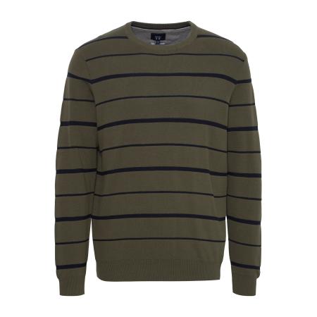 FQ1924 FQ1924 Trui KYLE kaki / zwart