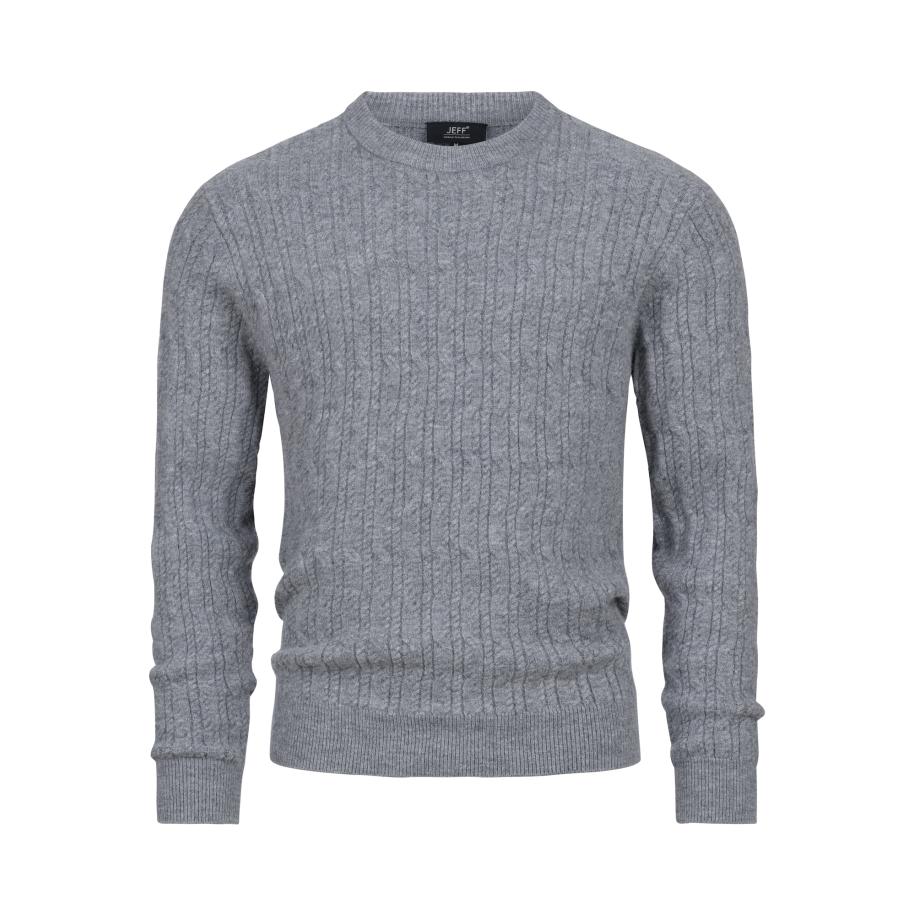 JEFF Trui JFMicah lichtgrijs Grijs