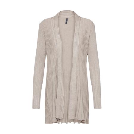 Freequent Freequent Gebreid vest CLAUDISSE beige / taupe