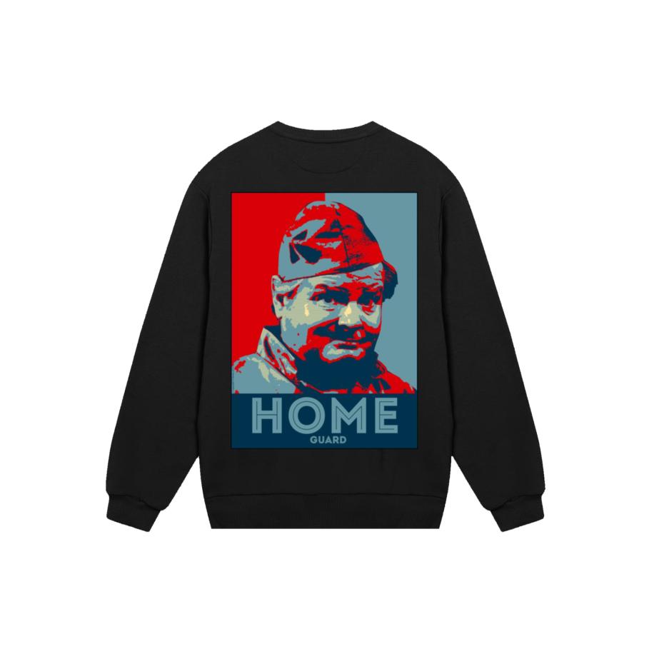 F4NT4STIC F4NT4STIC Sweatshirt TV Times Benny Hill Home Guard blauw / rood / zwart -