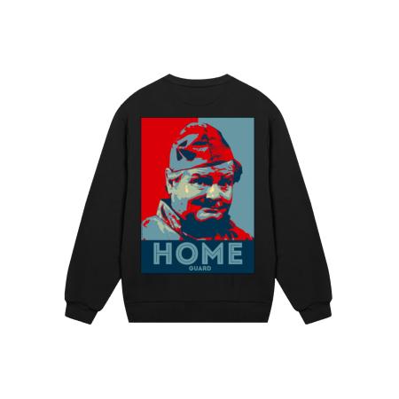 F4NT4STIC F4NT4STIC Sweatshirt TV Times Benny Hill Home Guard blauw / rood / zwart