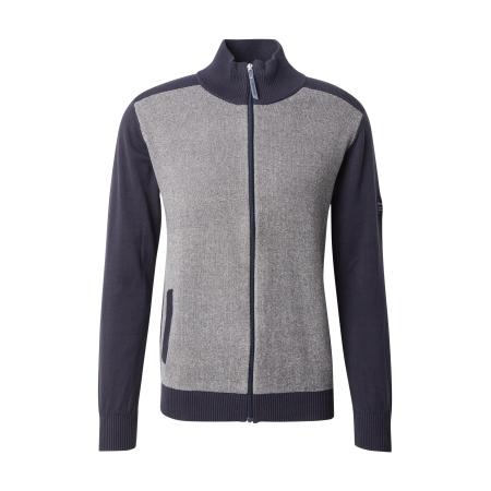 Petrol Industries Petrol Industries Gebreid vest navy / lichtgrijs