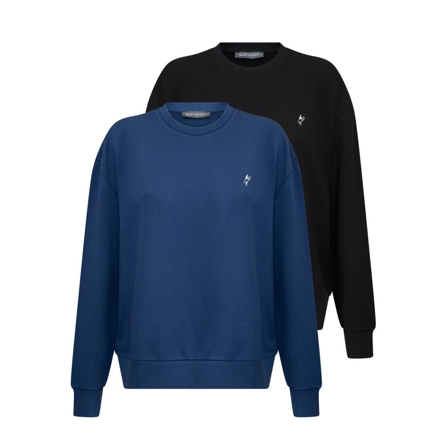 Jacey Quinn Jacey Quinn Trui navy / zwart -