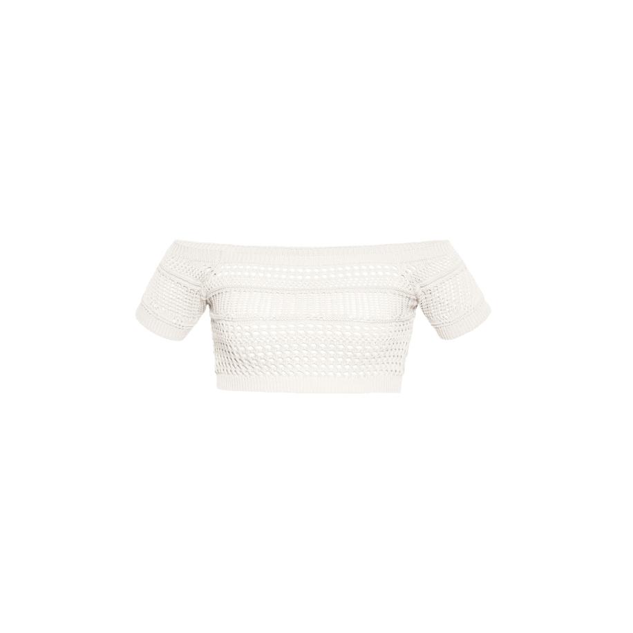 MYMO MYMO Gebreide top wit -