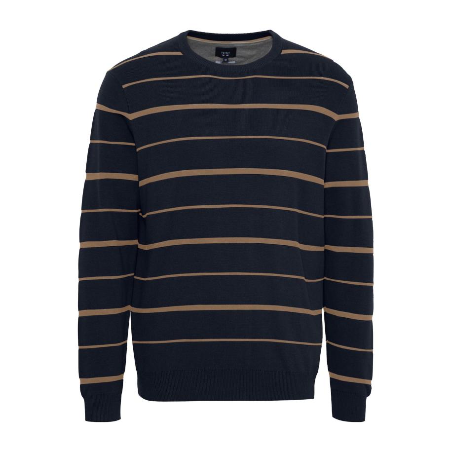FQ1924 FQ1924 Trui KYLE beige / donkerblauw -
