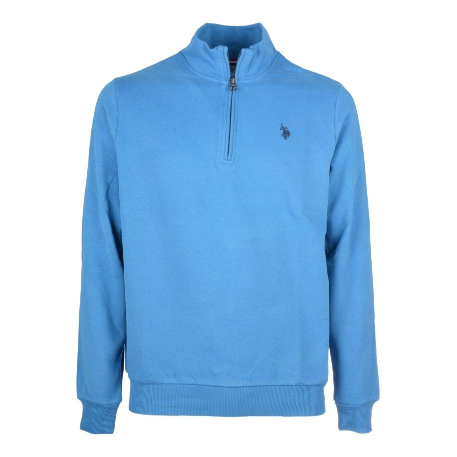 U.S. Polo Assn. Trui blauw, Effen -