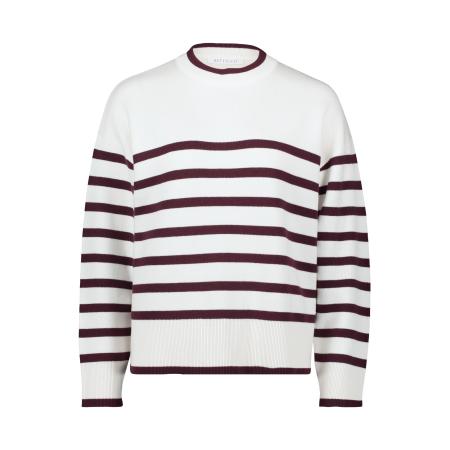Betty & Co Betty & Co Trui merlot / wit