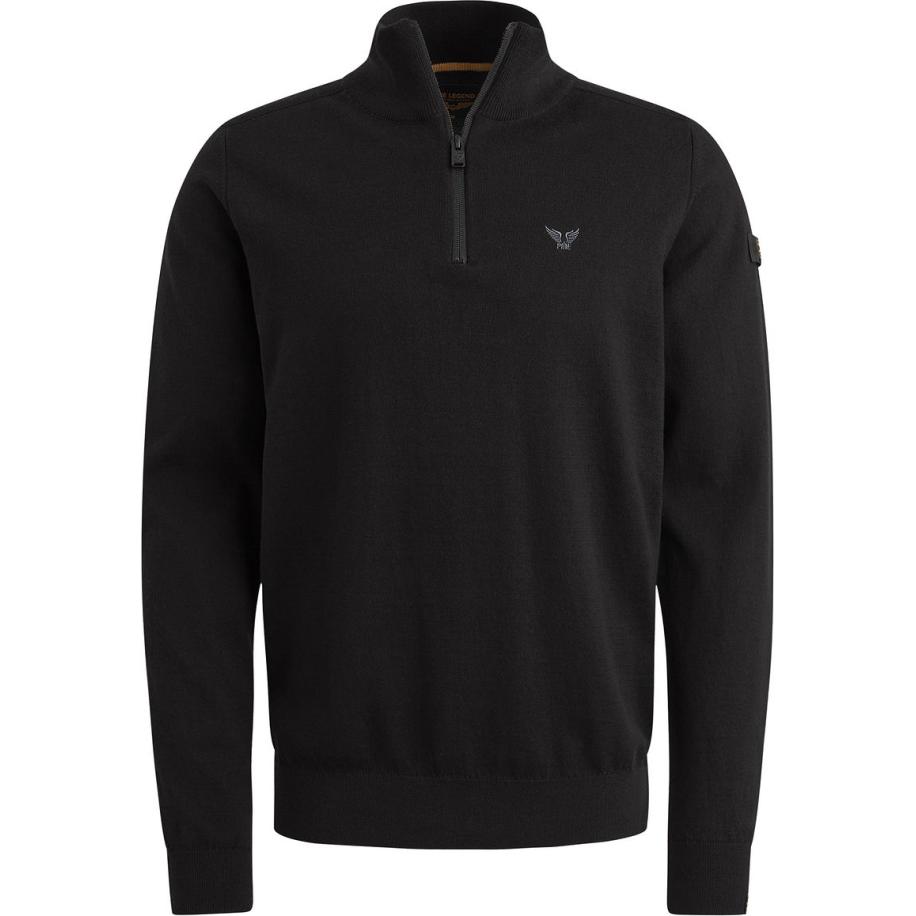 PME Legend Half Zip Trui Zwart Zwart