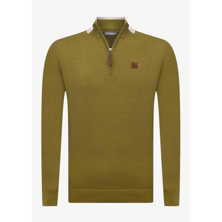 Jacey Quinn Jacey Quinn Trui bruin / olijfgroen