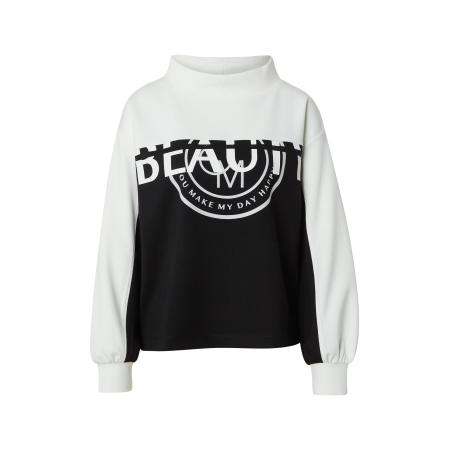 Monari monari Sweatshirt zwart / wit