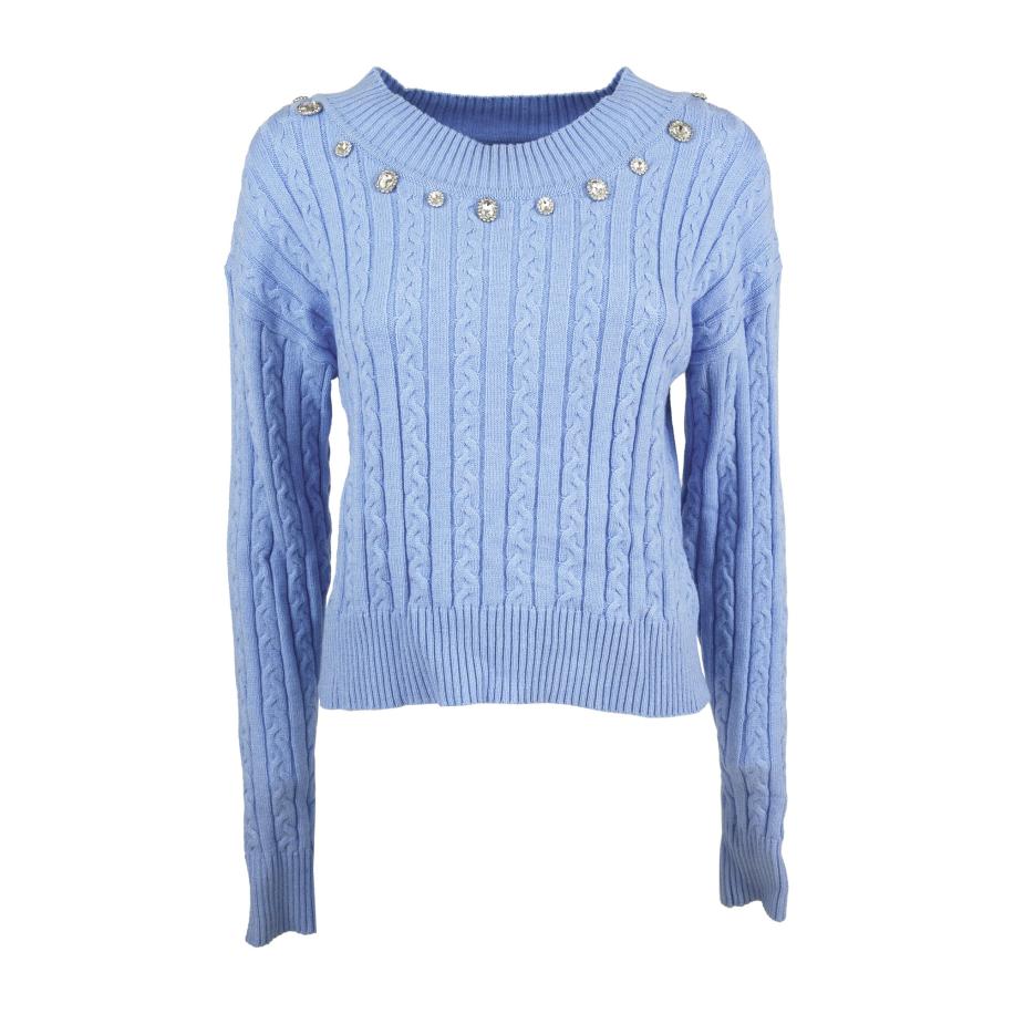 Influencer Trui blauw Blauw