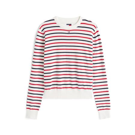 Tommy Jeans Tommy Jeans Trui ESSENTIAL marine / knalrood / wit