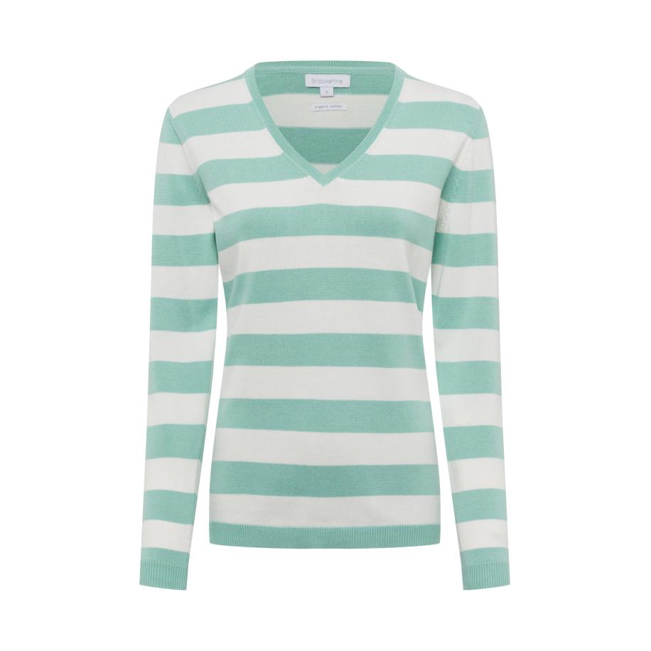 Brookshire Trui groen / wit Groen