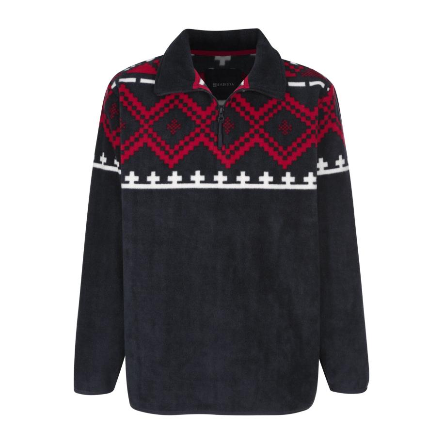 BABISTA Sweatshirt ritssluitingdonkerblauw, Motief Blauw