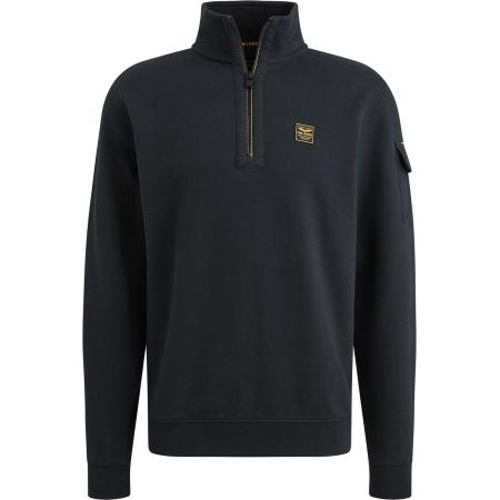 PME Legend Half Zip Trui Interlock Jersey Navy