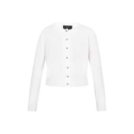 Faina faina Gebreid vest Fashion Look offwhite