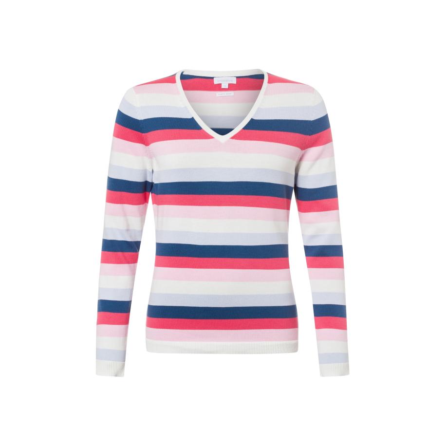 Brookshire Trui blauw / donkerroze / wit Multicolor