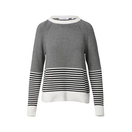 comma casual identity comma casual identity Trui zwart / wit