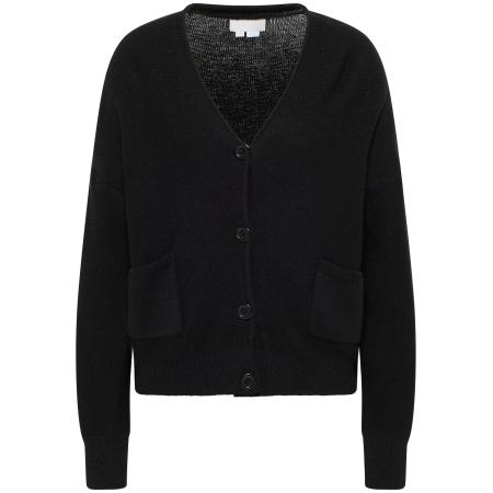 RISA RISA Gebreid vest zwart