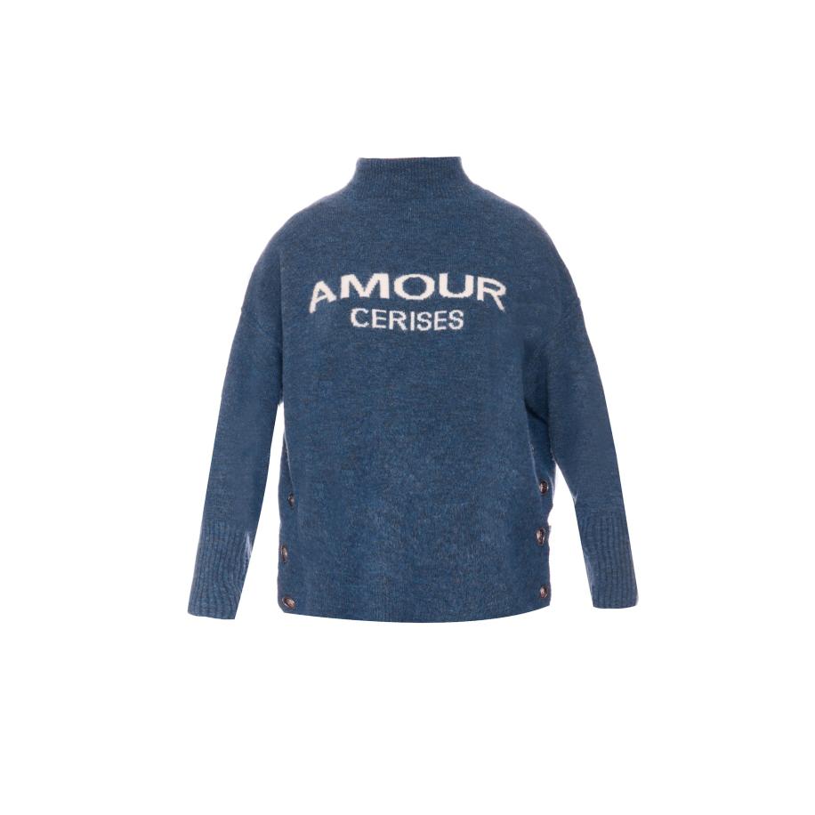 Le Temps des Cerises Le Temps Des Cerises Trui DARRY blauw -