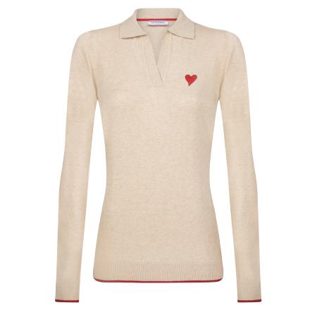 Felix Hardy Felix Hardy Trui beige / rood