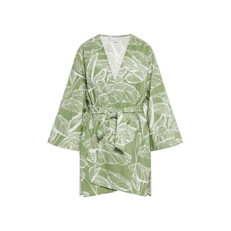 Usha Usha Kimono pastelgroen / wit