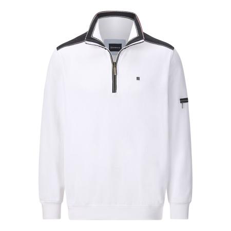 BABISTA Sweatshirt ritssluitingwit, Effen