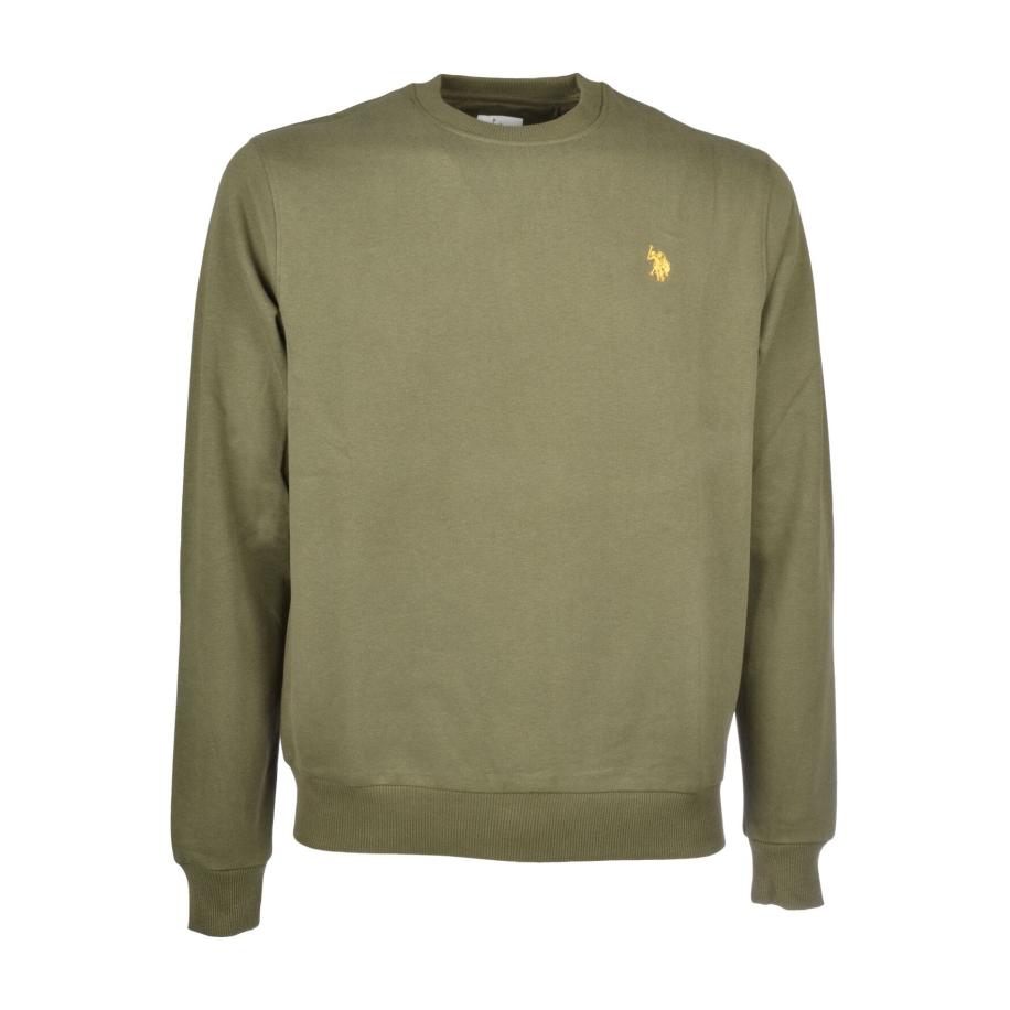 U.S. Polo Assn. Trui olijfgroen, Effen Groen