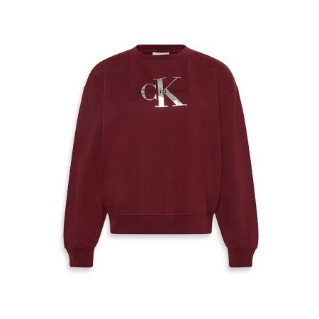 Calvin Klein Calvin Klein Jeans Sweatshirt kersrood / zilver / wit