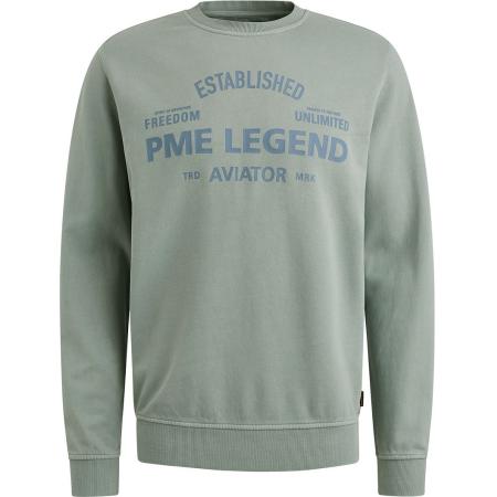 PME Legend Sweater Logo Silver Blue