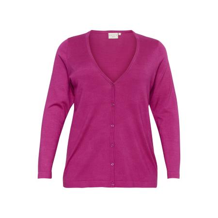 Kaffe KAFFE CURVE Gebreid vest Farsia fuchsia