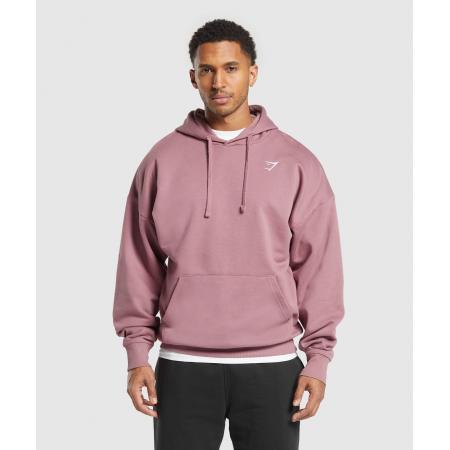 Gymshark Crest Oversized Hoodie Calm Pink
