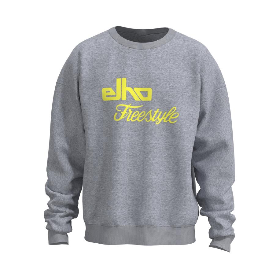 Elho elho Sweatshirt MAYRHOFEN 90 geel / grijs -
