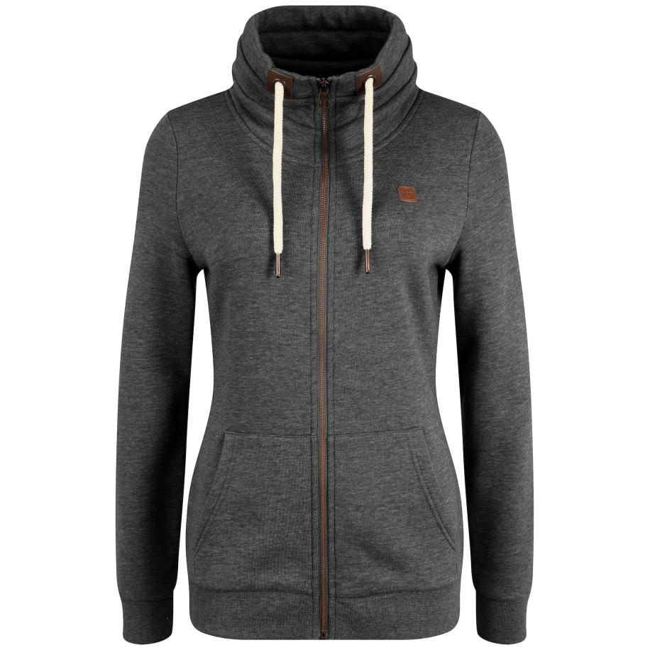 Oxmo Oxmo Sweatvest Vicky grijs -